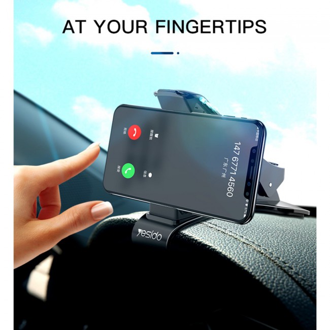 Yesido C65 Universal Clip Dashboard Phone Holder Car Mount
