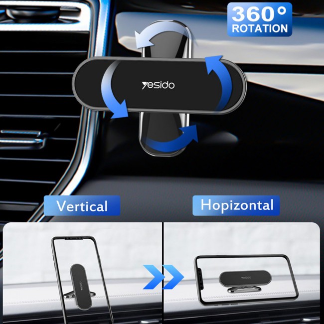 Yesido C82 Car Mount 360 Degree Rotation Magnetic Car Holder