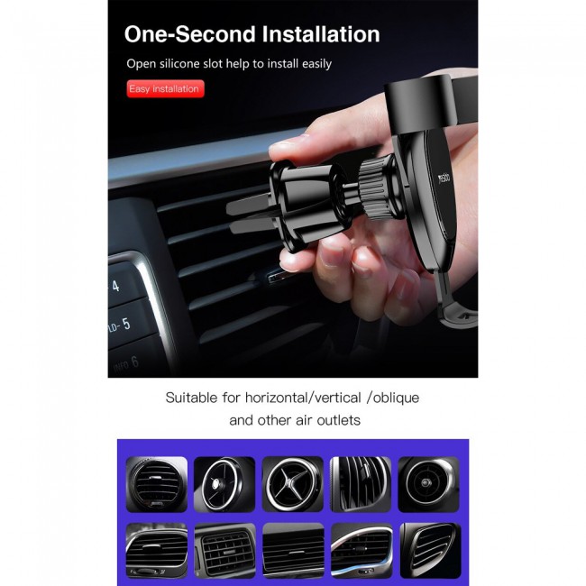 Yesido Gravity Car Phone Holder C73 360-Degree Rotation Car Mount