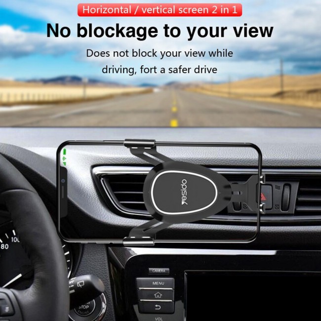 Yesido Gravity Car Phone Holder C73 360-Degree Rotation Car Mount