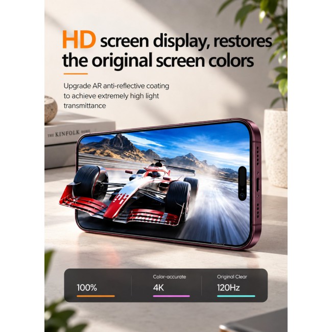 ZERODUST For iPhone 18 Pro Magic Tool 3D Tempered Glass Screen Protector - Full Coverage Auto-Alignment Installation Kit, Anti-Scratch &amp; HD Clear