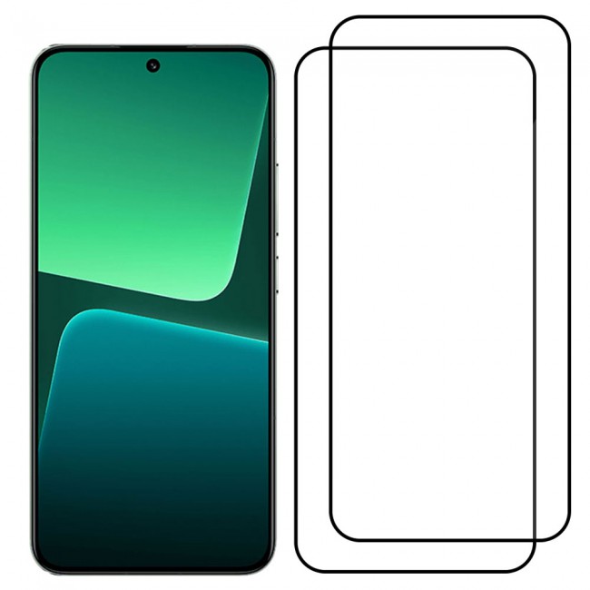 CATANES 2 Pack for Xiaomi Mi 13 Mobile PHones Screen Protector 3D Tempered Glass Protective Film