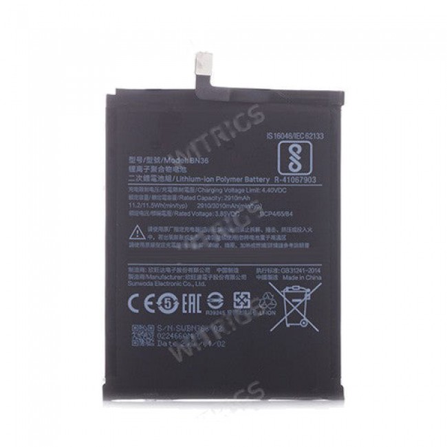 Replacement Battery for Xiaomi Mi A2