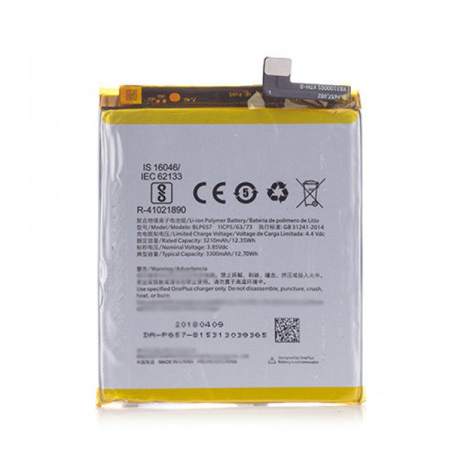 Replacement Battery for OnePlus 6 3300 mAh