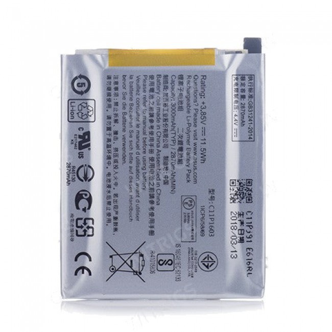 Replacement Battery for Asus Zenfone 3 Deluxe 5.5 ZS550KL