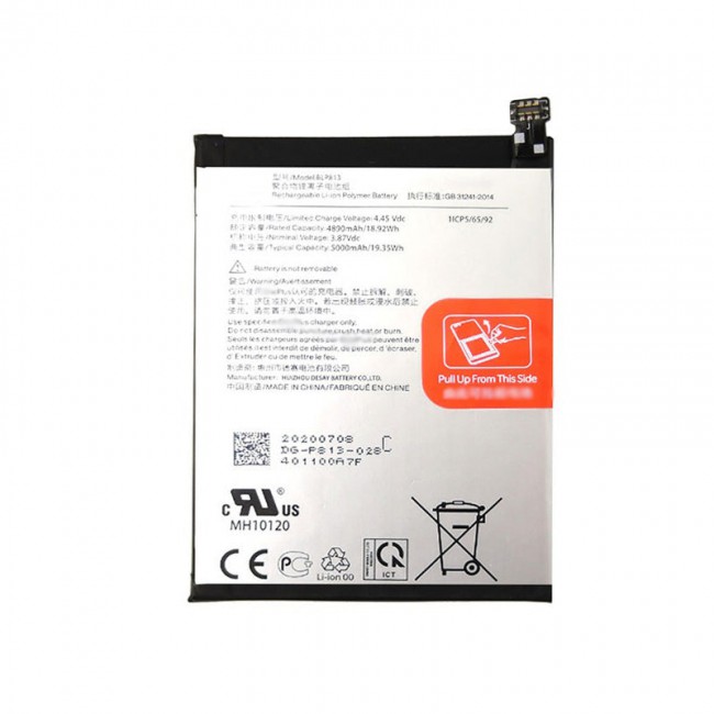 Replacement Battery for OnePlus Nord N100 5000 mAh