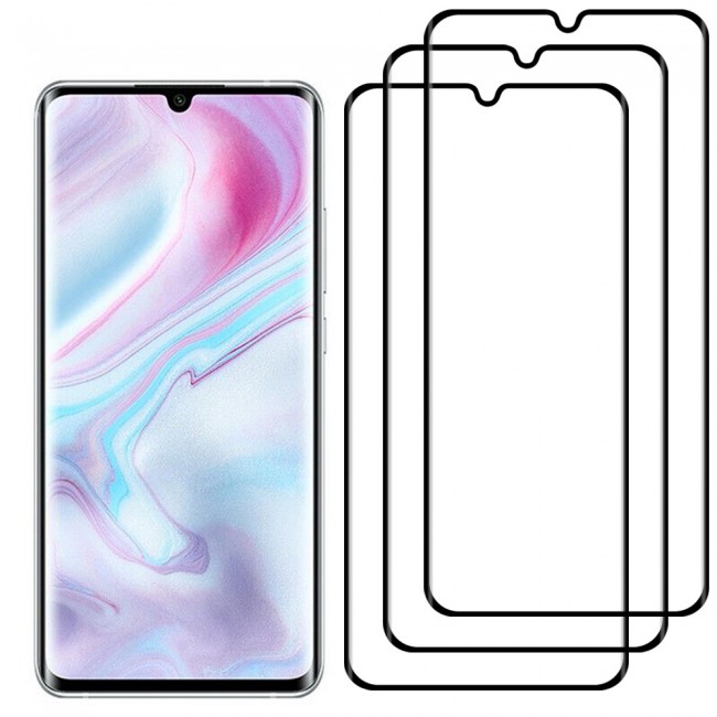 CATANES 3 Pack for  Xiaomi Mi CC9 Pro Mobile PHones Screen Protector 3D Tempered Glass Protective Film