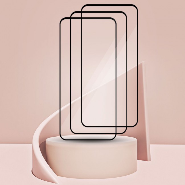 CATANES 3 Pack for Xiaomi Redmi Note 12 Pro Screen Protector 3D Tempered Glass Protective Film