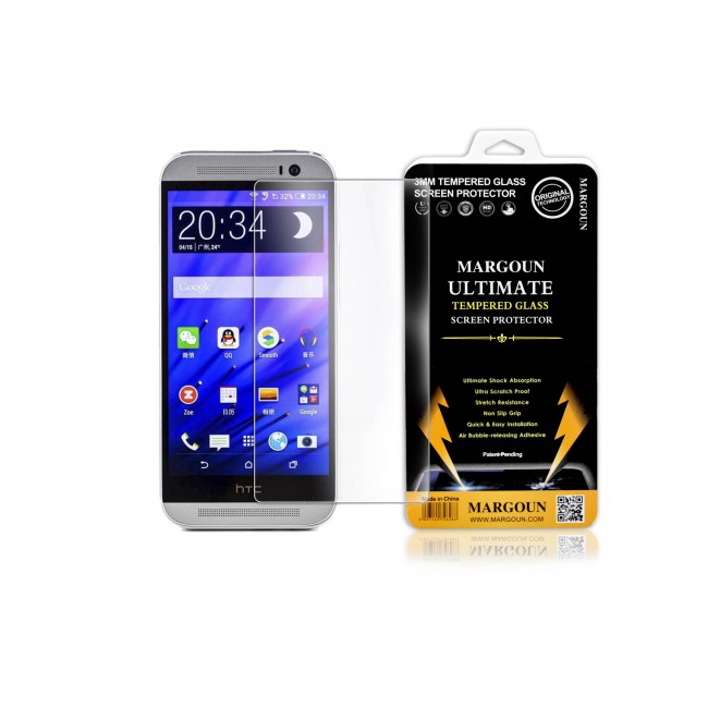 Margoun Tempered Glass Screen Protector for HTC One E9 s Dual Sim