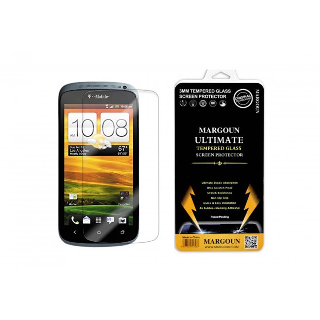 Margoun Tempered Glass Screen Protector for HTC One S