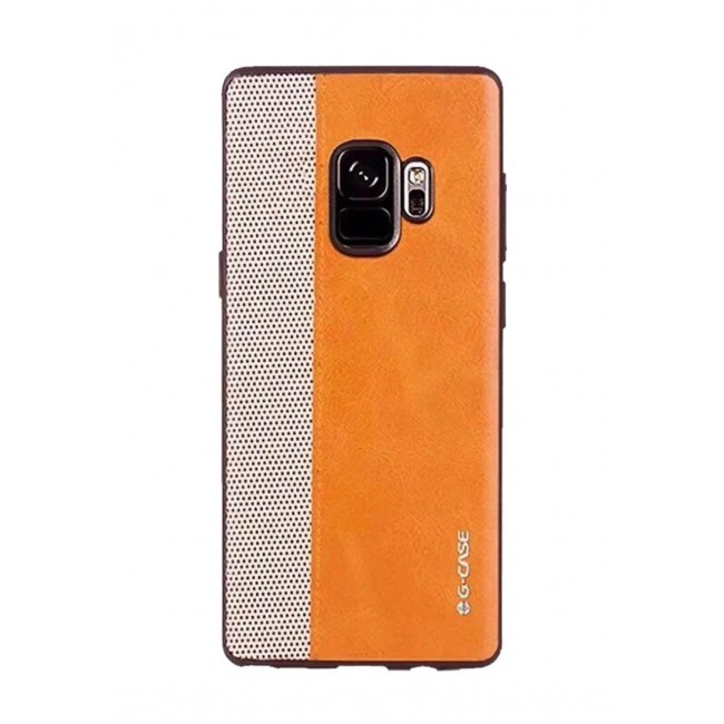 G-case Earl Series PU Leather Case for Samsung Galaxy S9 Slim Back Cover (RAM) - Black