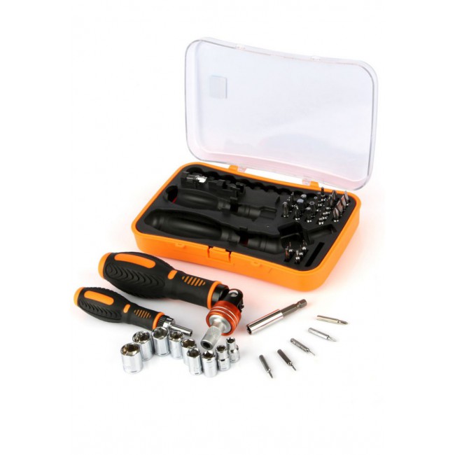JAKEMY JM-6102 Universal Ratchet Screwdriver Bit Tool Set for PC Computer Mobile Repair