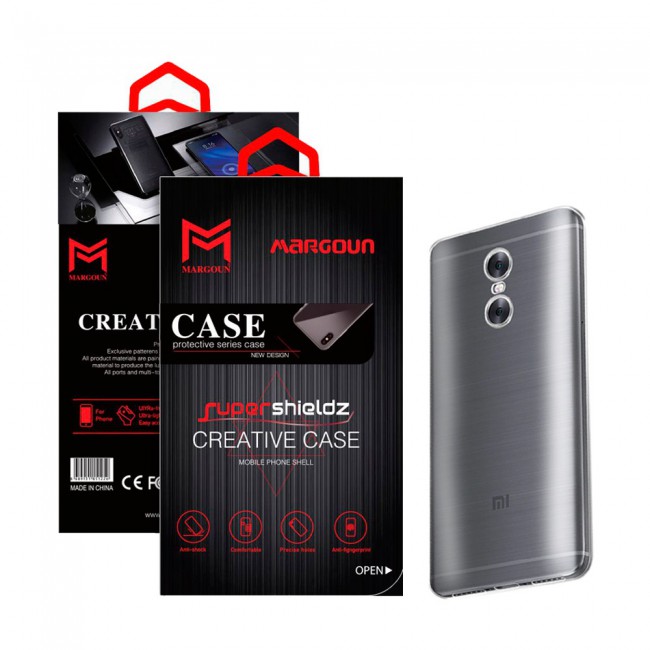 Margoun Xiaomi Redmi Pro Transparent Clear TPU Back Case Cover