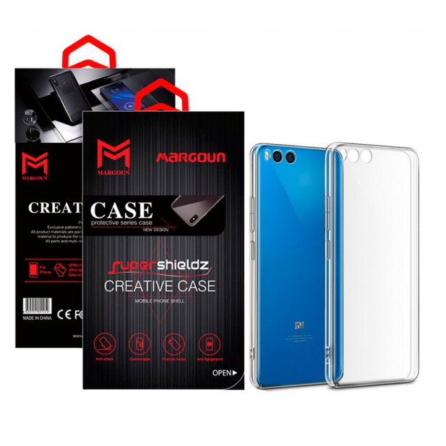 Margoun Xiaomi Mi Note 3 Transparent Clear TPU Back Case Cover