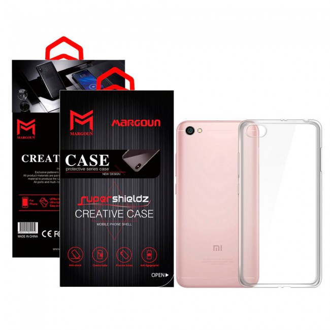 Margoun Xiaomi Y1 / Note 5A Transparent Clear TPU Back Case Cover