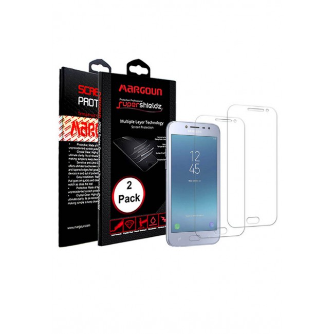 Margoun 2-Pack 5D Screen Protector for Samsung Galaxy J2 Pro 2018 - Clear