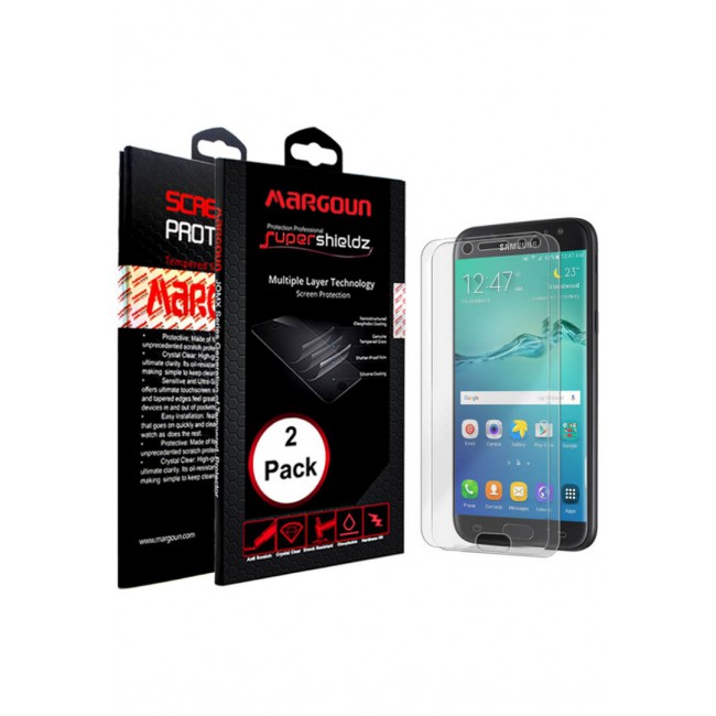 Margoun 2-Pack 5D Screen Protector for Samsung Galaxy J7 Pro - Clear