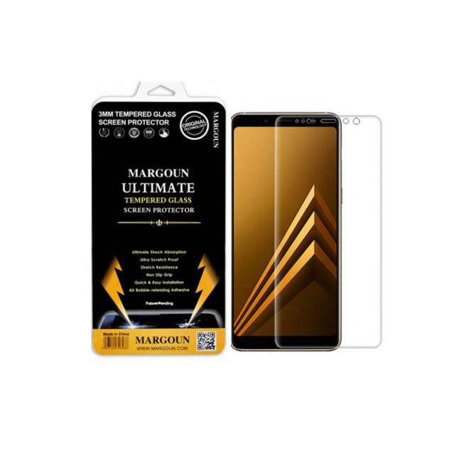 Margoun 5D Glass for Samsung Galaxy A8 2018 Screen Protector - Clear