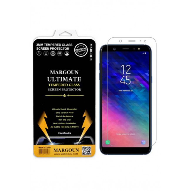Margoun 5D Samsung Galaxy A6 2018 Screen Protector - Clear