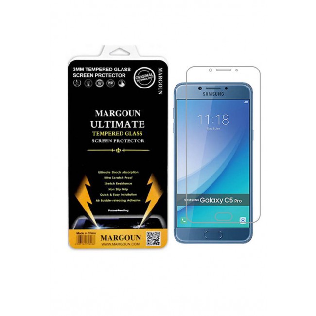 Margoun 5D Samsung Galaxy C5 Pro Screen Protector - Clear