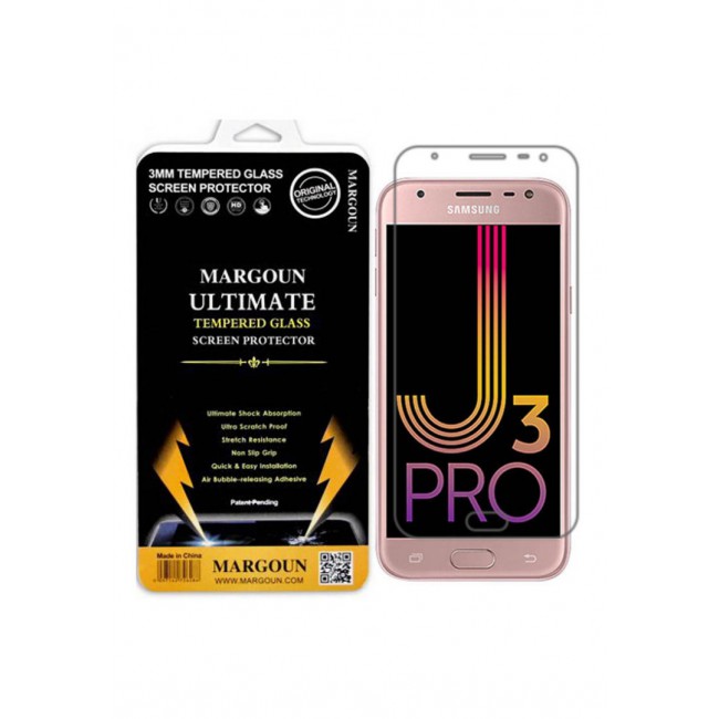 Margoun 5D Samsung Galaxy J3 Pro Screen Protector - Clear