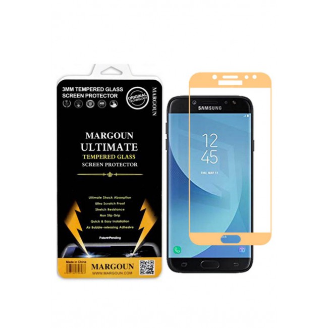 Margoun 5D Samsung Galaxy J5 Pro Screen Protector - Gold