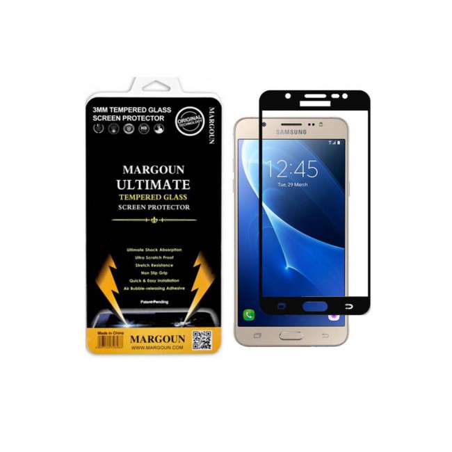 Margoun 5D Samsung Galaxy J7 2016 Screen Protector - Black