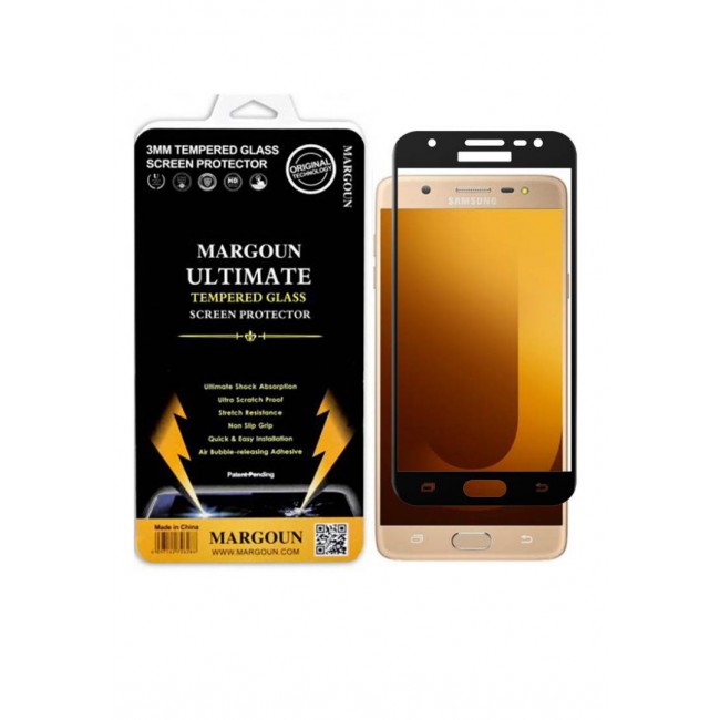 Margoun 5D Samsung Galaxy J7 Max Screen Protector - Black