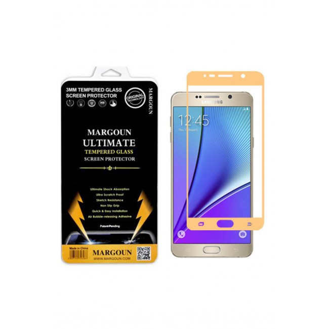 Margoun 5D Screen Protector for Samsung Galaxy Note 5 - Gold