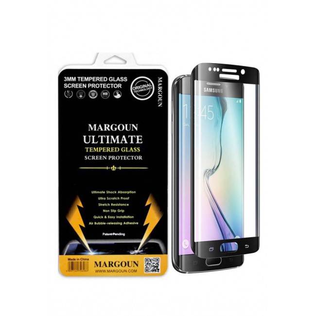 Margoun 5D Screen Protector for Samsung Galaxy S6 Edge - Black