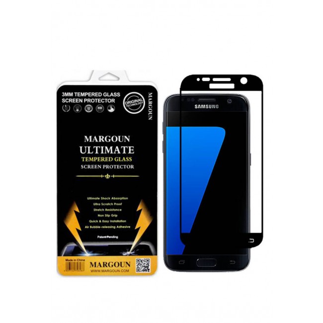 Margoun 5D Screen Protector for Samsung Galaxy S7- Black