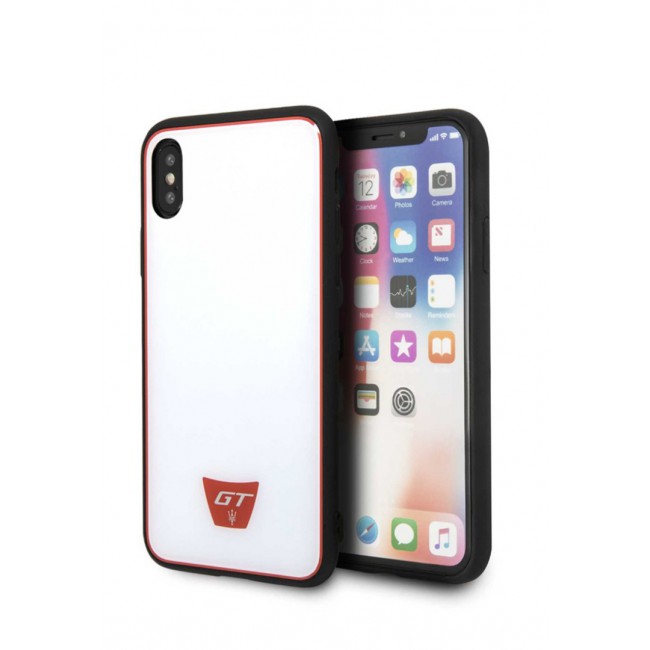 Maserati Granturismo GT Case for Apple iPhone X Acrylic Back Cover - White