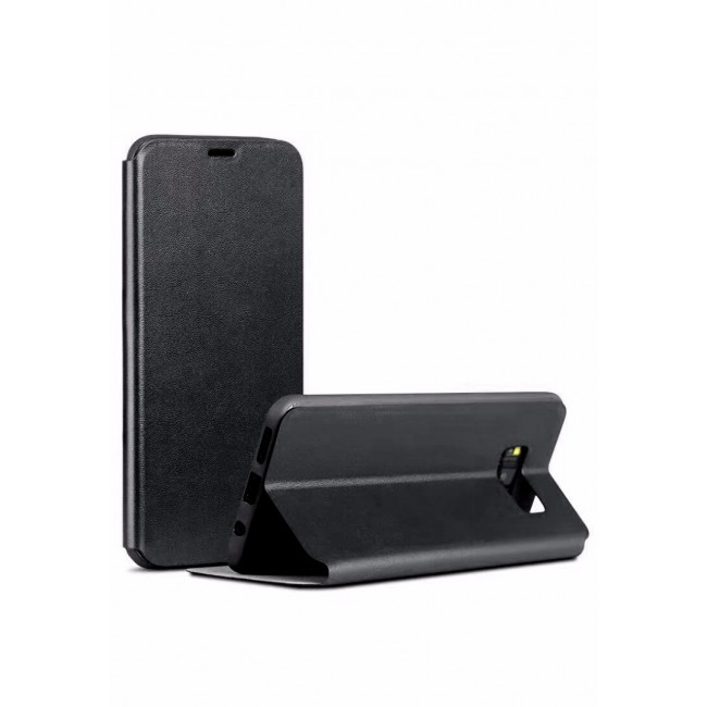 X-Level FIB Color Leather Flip Case Cover for Samsung Galaxy Note 8 - Black