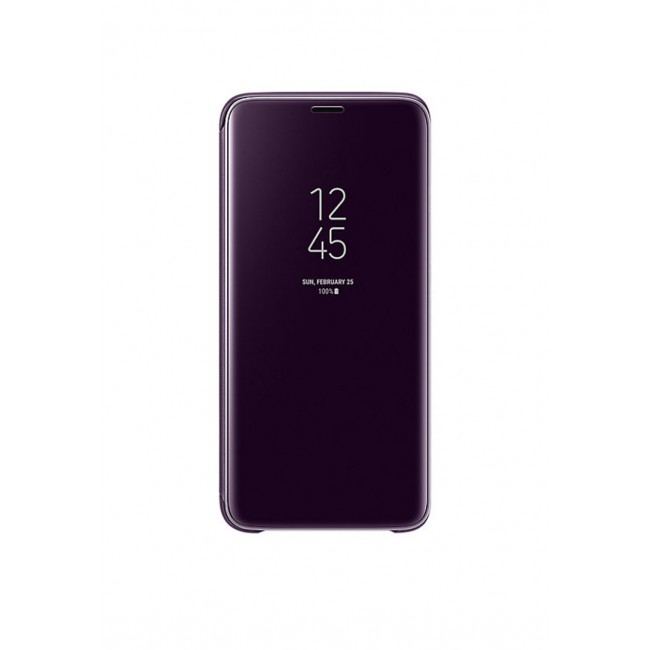 Official Samsung Galaxy S9 Clear View Standing Cover Case - Violet