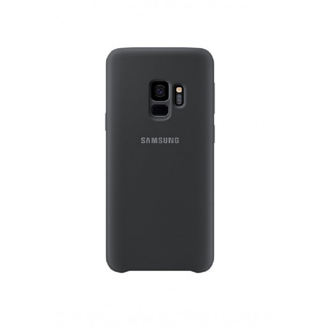 Samsung Galaxy S9 Silicone Back Case Cover - Black