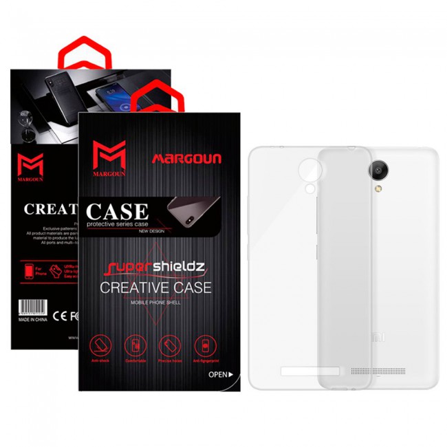 Margoun Xiaomi Note 2 Transparent Clear TPU Back Case Cover