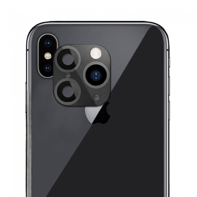 MARGOUN iPhone X XS Duplicate Camera Lens Camera Upgrade Protective Lens Change iPhone X XS to 11 Pro 11 Pro Max Black