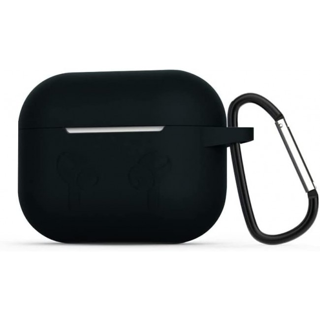 CATANES 2 Pack for Airpods 3 Case Cover Silicone with Clip, Airpods 3 Case 2021 3rd Generation (Black/Blue)