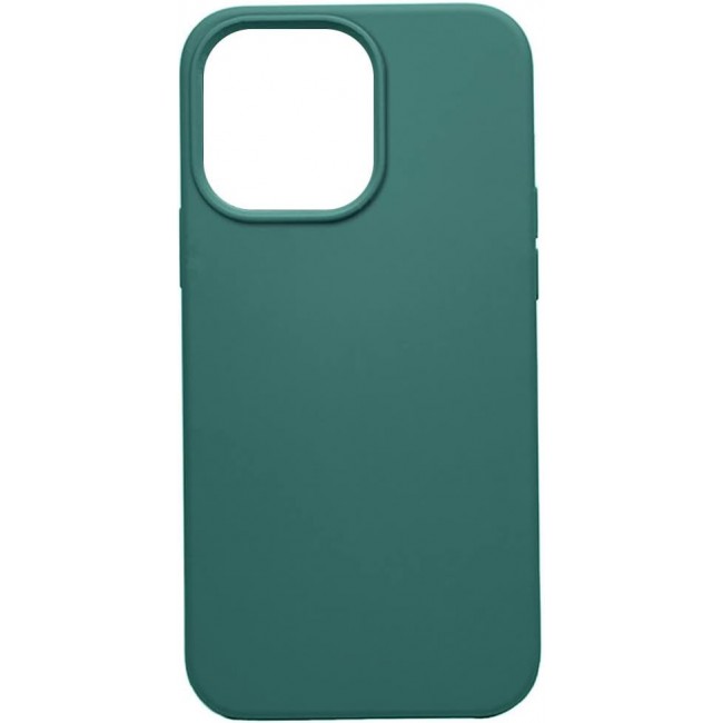 K-Doo iCoat Liquid Silicon Case for iPhone 13 Pro Max Anti-Shock Mobile Cover Original Gel Back Case (iPhone 13 Pro Max, Green)