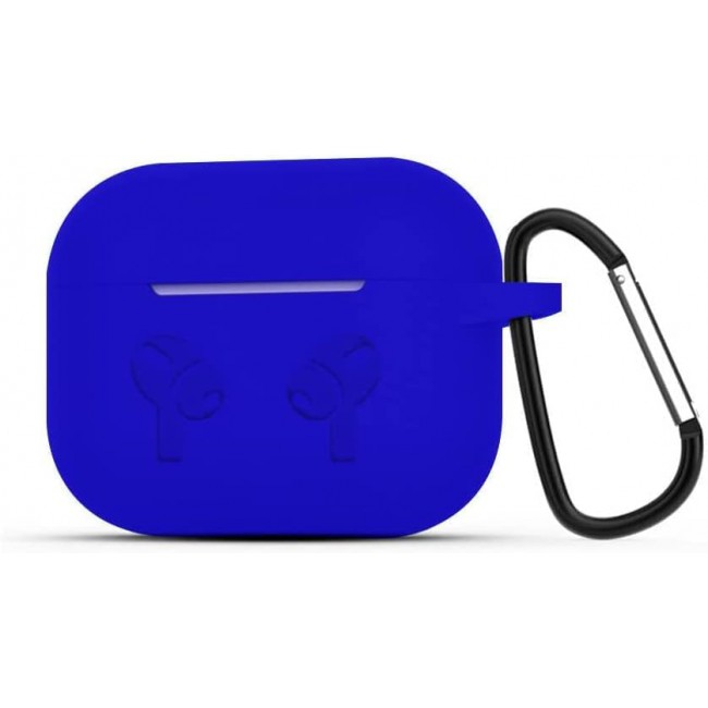 CATANES 2 Pack for Airpods 3 Case Cover Silicone with Clip, Airpods 3 Case 2021 3rd Generation (Black/Blue)