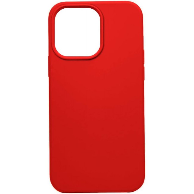 K-Doo iCoat Liquid Silicon Case for iPhone 13 Pro Anti-Shock Mobile Cover Original Gel Back Case (iPhone 13 Pro, Red)