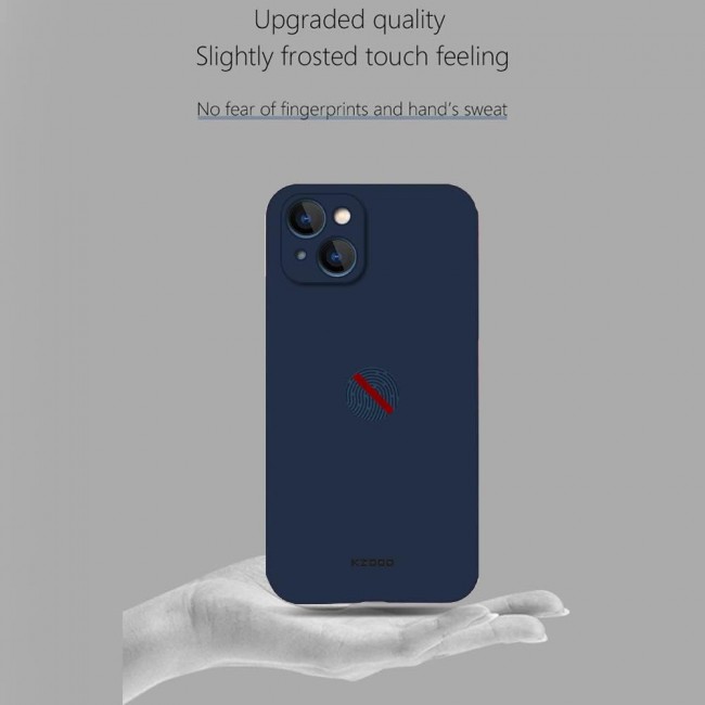 MARGOUN K-ZDOO for iPhone 14 Plus Air Skin Case All Around Full Protection Ultra Slim 0.3mm Thickness 4g Feather Weight (iphone 14 plus, blue)