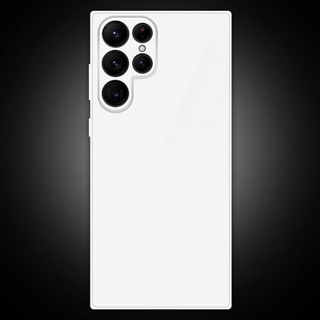 MARGOUN for samsung galaxy S22 Ultra Case Cover Electroplated Hard Glossy Case with Camera Protection (samsung galaxy s22 ultra, White)