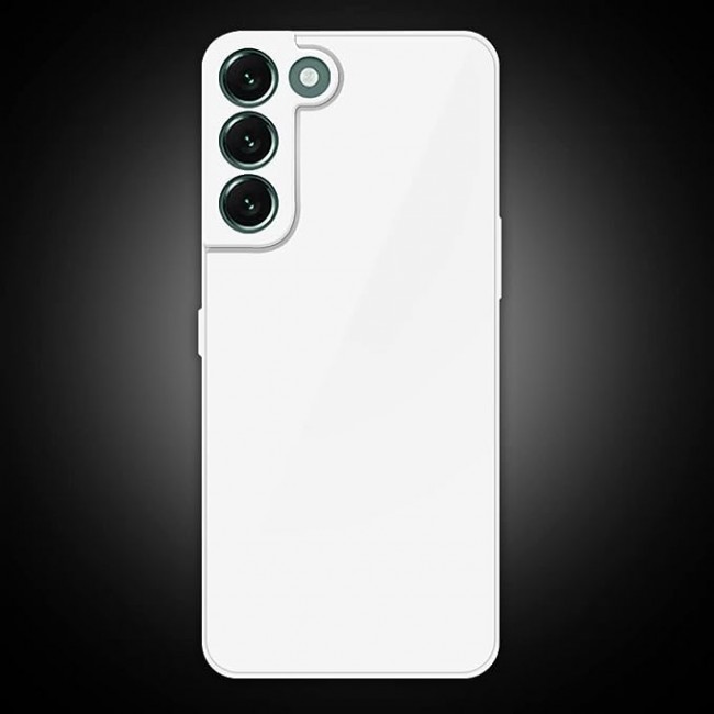 MARGOUN for samsung galaxy s22 Case Cover Electroplated Hard Glossy Case with Camera Protection (samsung galaxy s22, White)