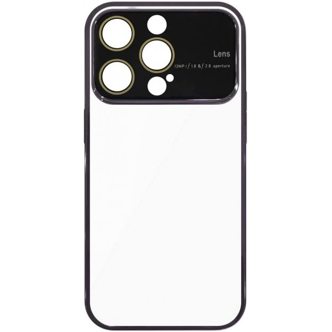 MARGOUN For iPhone 14 Pro Case Cover Luxury Mirror Effect Hard Case (iPhone 14 Pro, Purple Border)