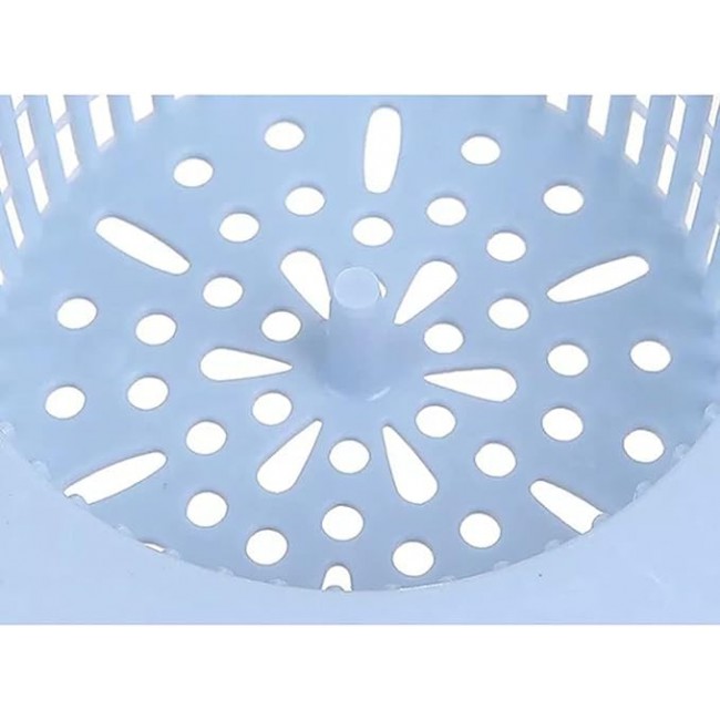 MARGOUN 2 Pack Sink Filter Hard Plastic Strainer Drain Hair Catcher, Flower Bathroom Shower Sink Stopper Filter for Kitchen Bathroom Tub (2 pack C)