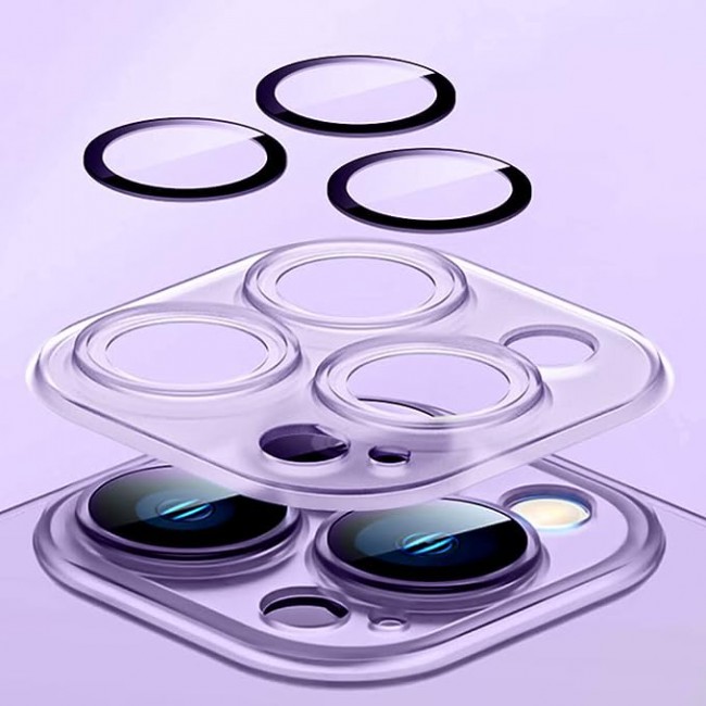 MARGOUN For iPhone 14 Pro Case Frosted Translucent Ultra Slim Cover Anti-Slip Camera Lens Protection (14 pro purple)
