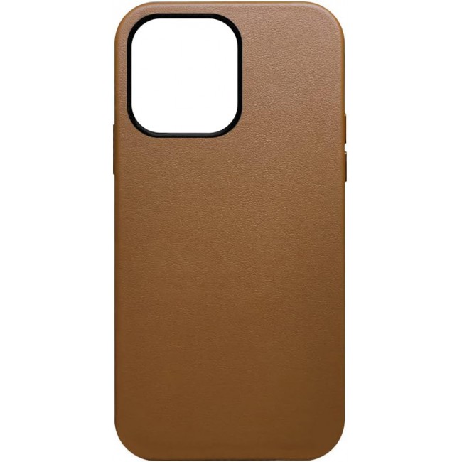 K-Doo Case for iPhone 13 Pro Mag Noble Collection Premium PC+PU Leather Case with Magsafe Official Design Phone Cover (iphone 13 pro, Brown)