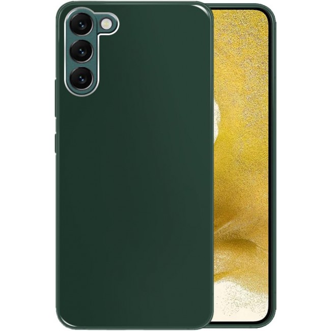 MARGOUN for Samsung Galaxy S23 Case Cover Electroplated Hard Glossy Case with Camera Protection (Samsung Galaxy S23, Green)