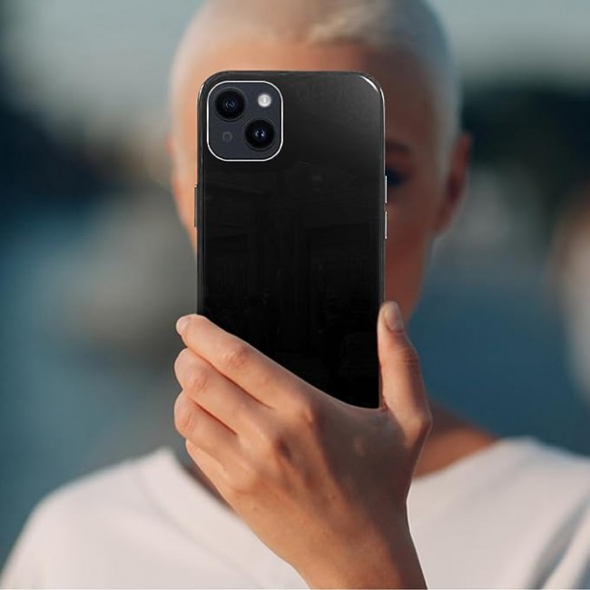 MARGOUN for iPhone 14 Plus Case Cover Electroplated Hard Glossy Case with Camera Protection (iPhone 14 Plus, Black)
